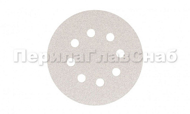 Шлиф.круг самолип. SMIRDEX d.125,P.80 c ОТВЕРСТИЯМИ Ф-0362 купить в Челябинске