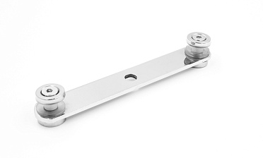 Стеклодержатель пластинчатый штампованный 3хМ8, по центрам 170х4 мм, полированный, шайбы 4 мм штамп., под стекло 6-12 AISI201 k047-6 купить в Челябинске Стеклодержатель пластинчатый штампованный 3хМ8, по центрам 170х4 мм, полированный, шайбы 4 мм штамп., под стекло 6-12 AISI201 k047-6 купить в Челябинске