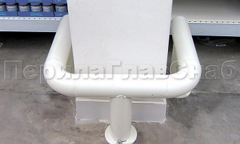 Отбойник для автомобилей из черного металла в Челябинске. Готовые проекты ПерилаГлавСнаб