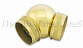 Поворот 'шар'  под Ø50.8 мм, золото k263-88