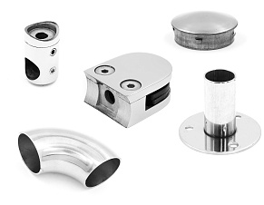 Комплектующие для лестниц, перил и ограждений AISI 316 купить в Челябинске