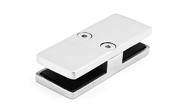 Соединитель стекол, прямой, 101х40, нержавеющая сталь AISI 304, полированная k118 купить в Челябинске