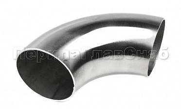 Отвод поручня под сварку для Ø50.8х1.5х145 AISI 201 #400 в упаковке по 100 шт. k021-15-100 купить в Челябинске