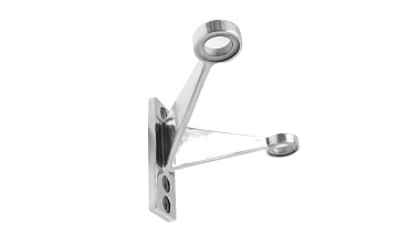 Крепление рутеля к стене, двойное, фланец с тремя отверстиями, AISI 304 k612-2 купить в Челябинске Крепление рутеля к стене, двойное, фланец с тремя отверстиями, AISI 304 k612-2 купить в Челябинске