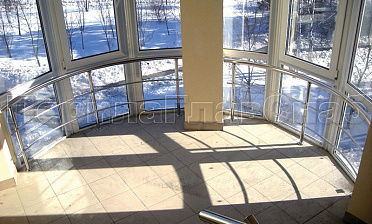 Ригельное ограждение для панорамных окон купить в Челябинске