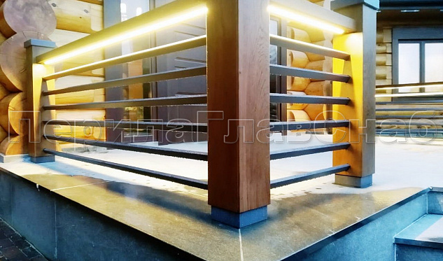 Балконы в частный дом  «Madison Park» в Челябинске. Готовые проекты ПерилаГлавСнаб