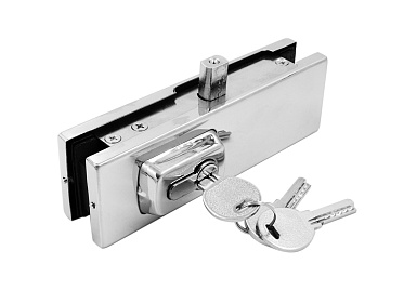 Замки для стеклянных дверей купить в Челябинске