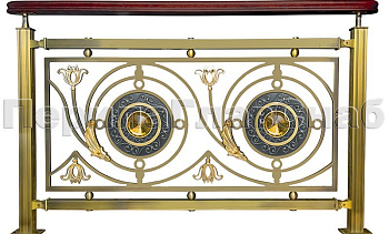 Латунные ограждения лестниц серия – Валгалла XL04 в Челябинске. Готовые проекты ПерилаГлавСнаб Латунные ограждения лестниц серия – Валгалла XL04 в Челябинске. Готовые проекты ПерилаГлавСнаб