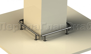 Защитный отбойник для автомобилей из черного металла купить в Челябинске