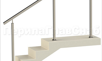 Ограждения без ригелей с квадратным поручнем и квадратными стойками в Челябинске. Готовые проекты ПерилаГлавСнаб Ограждения без ригелей с квадратным поручнем и квадратными стойками в Челябинске. Готовые проекты ПерилаГлавСнаб