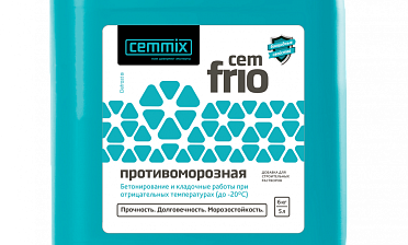 CEMMIX CemFrio противоморозная добавка 5л Ф-0387 купить в Челябинске