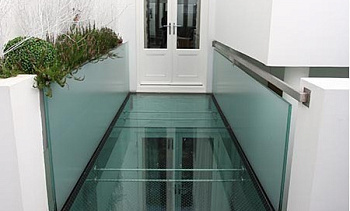 Двойное усиленное стеклянное перекрытие в Челябинске. Готовые проекты ПерилаГлавСнаб