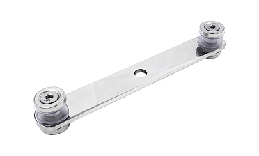 Стеклодержатель пластинчатый 3хМ8, по центрам 170х5 мм, полированный, шайбы 5 мм штамп., под стекло 6-12, (AISI 316) k023-7 купить в Челябинске Стеклодержатель пластинчатый 3хМ8, по центрам 170х5 мм, полированный, шайбы 5 мм штамп., под стекло 6-12, (AISI 316) k023-7 купить в Челябинске