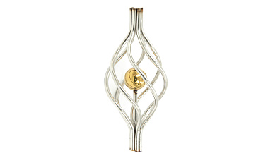 Декоративная вставка (корзинка) для стойки Ø25 мм, с золотым шаром k388-2 купить в Челябинске