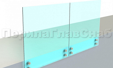 Ограждение без поручня на точечном креплении купить в Челябинске