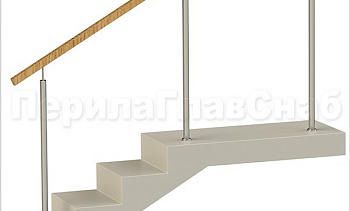 Нержавеющие ограждения без ригелей с квадратным деревянным поручнем в Челябинске. Готовые проекты ПерилаГлавСнаб Нержавеющие ограждения без ригелей с квадратным деревянным поручнем в Челябинске. Готовые проекты ПерилаГлавСнаб