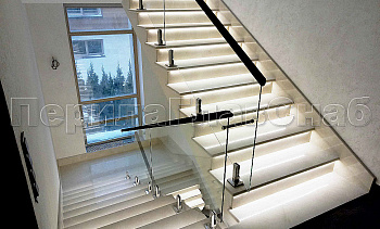 Ограждения лестничных маршей в Челябинске. Готовые проекты ПерилаГлавСнаб Ограждения лестничных маршей в Челябинске. Готовые проекты ПерилаГлавСнаб