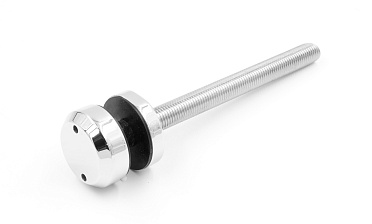 Комплект торцевого крепления несущего стекла, шпилька AISI316, гайка-шайба Ø50х10х18 мм с внутренней резьбой М16, полированный k277-2 купить в Челябинске