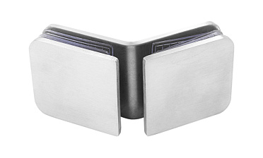 Коннектор для душевой кабины стекло-стекло 135° 45х45 мм шлифованный t726-2 SSS  купить в Челябинске