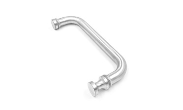 Дверная ручка с кнобом для стекла 8-10 мм, 19х201 мм, отверстие 12 мм, шлифованная t623-200 SSS купить в Челябинске Дверная ручка с кнобом для стекла 8-10 мм, 19х201 мм, отверстие 12 мм, шлифованная t623-200 SSS купить в Челябинске