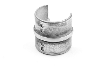 Соединитель для поручня с пазом Ø48.3 х 5 мм, шлифованный, AISI 304 Фk236-2 купить в Челябинске