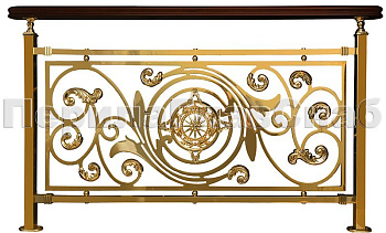 Латунные ограждения лестниц серии – Людовик XL03 в Челябинске. Готовые проекты ПерилаГлавСнаб Латунные ограждения лестниц серии – Людовик XL03 в Челябинске. Готовые проекты ПерилаГлавСнаб