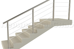 Тросовые ограждения в Челябинске. Готовые проекты ПерилаГлавСнаб - фото 1