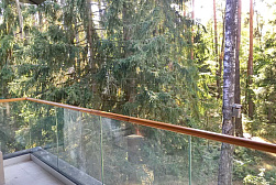 Стеклянные перила для балконов в Челябинске. Готовые проекты ПерилаГлавСнаб - фото 20