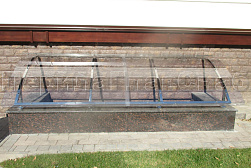 Козырьки и навесы на металлокаркасе в Челябинске. Готовые проекты ПерилаГлавСнаб - фото 8