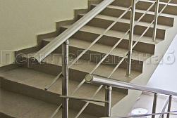 Ограждения из нержавеющей стали с тремя ригелями в Челябинске. Готовые проекты ПерилаГлавСнаб - фото 16