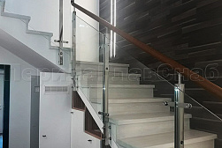 Ограждения лестничных маршей в Челябинске. Готовые проекты ПерилаГлавСнаб - фото 11 Ограждения лестничных маршей в Челябинске. Готовые проекты ПерилаГлавСнаб - фото 11