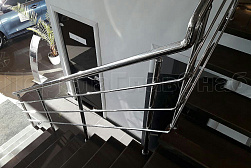 Ограждения из нержавеющей стали с тремя ригелями в Челябинске. Готовые проекты ПерилаГлавСнаб - фото 10