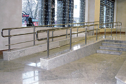 Поручни для инвалидов из нержавеющей стали в Челябинске. Готовые проекты ПерилаГлавСнаб - фото 13