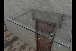 Консольные козырьки и навесы в Челябинске. Готовые проекты ПерилаГлавСнаб - фото 12