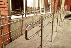 Поручни для инвалидов из нержавеющей стали в Челябинске. Готовые проекты ПерилаГлавСнаб - фото 6