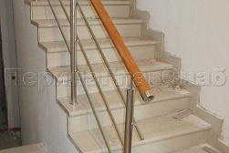 Хромированные перила в Челябинске. Готовые проекты ПерилаГлавСнаб - фото 5