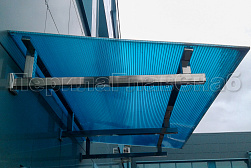 Консольные козырьки и навесы в Челябинске. Готовые проекты ПерилаГлавСнаб - фото 6