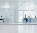Стеклянные прозрачные перегородки в офис премиум в Челябинске. Готовые проекты ПерилаГлавСнаб - фото 1