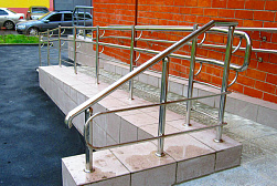 Поручни для инвалидов из нержавеющей стали в Челябинске. Готовые проекты ПерилаГлавСнаб - фото 16