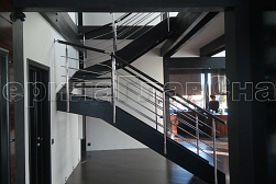 Перила для лестниц из металла в Челябинске. Готовые проекты ПерилаГлавСнаб - фото 8