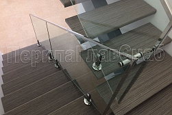 Стеклянные перила для лестниц в Челябинске. Готовые проекты ПерилаГлавСнаб - фото 17 Стеклянные перила для лестниц в Челябинске. Готовые проекты ПерилаГлавСнаб - фото 17