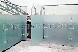 Стеклянные перила для балконов в Челябинске. Готовые проекты ПерилаГлавСнаб - фото 12