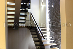 Цельностеклянные ограждения на несущем стекле в Челябинске. Готовые проекты ПерилаГлавСнаб - фото 20