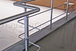 Перила и ограждения из нержавеющей стали с двумя ригелями в Челябинске. Готовые проекты ПерилаГлавСнаб - фото 13