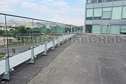 Цельностеклянные ограждения для крыш в Челябинске. Готовые проекты ПерилаГлавСнаб - фото 14