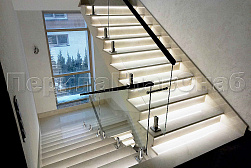 Ограждения лестничных маршей в Челябинске. Готовые проекты ПерилаГлавСнаб - фото 1 Ограждения лестничных маршей в Челябинске. Готовые проекты ПерилаГлавСнаб - фото 1