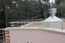 Ограждения для кровли из нержавеющей стали в Челябинске. Готовые проекты ПерилаГлавСнаб - фото 4