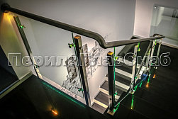 Поручни, перила и ограждения с подсветкой в Челябинске. Готовые проекты ПерилаГлавСнаб - фото 26