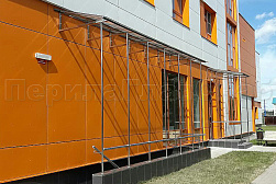 Козырьки и навесы на металлокаркасе в Челябинске. Готовые проекты ПерилаГлавСнаб - фото 15