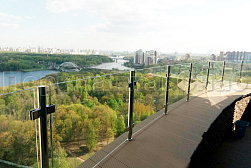 Цельностеклянные ограждения для крыш в Челябинске. Готовые проекты ПерилаГлавСнаб - фото 3